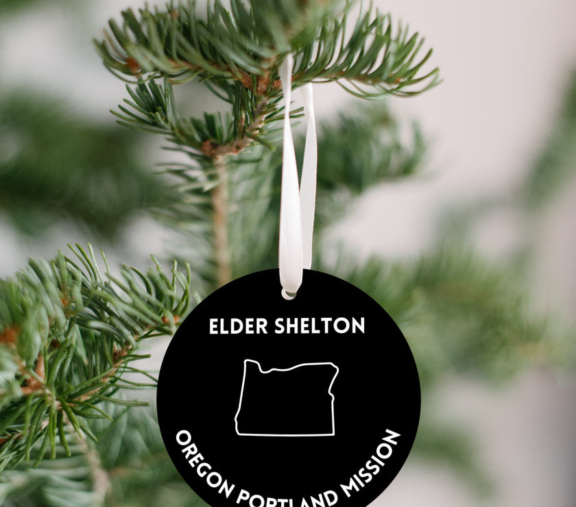 Personalized Missionary Ornament