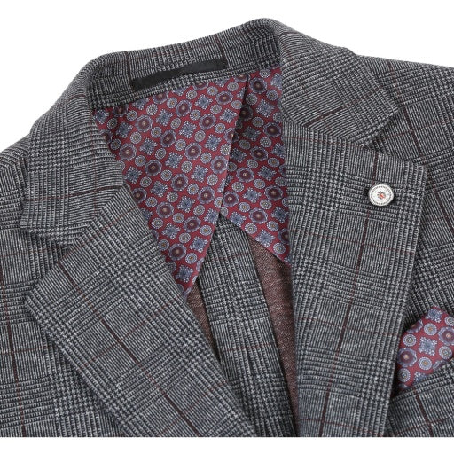 Pellagio Sport Coat | PF22-9 - Dark Gray
