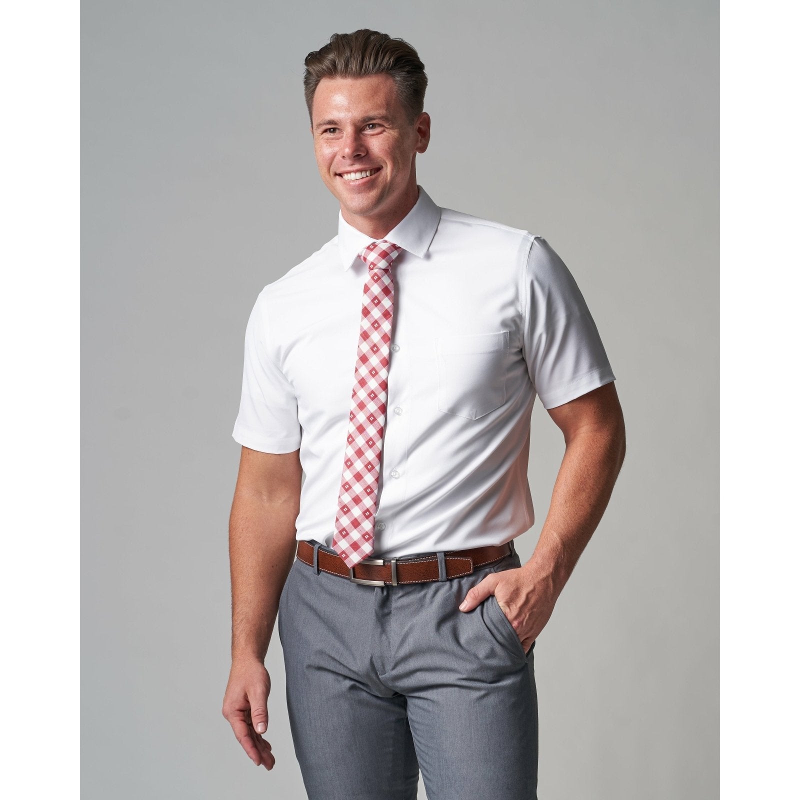 tempo dress shirts Tempo+ 4-Way Stretch Shirt | Slim Fit