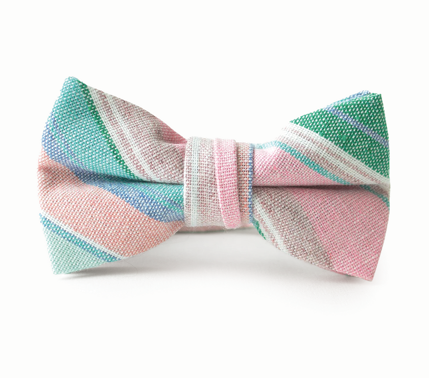 Easter Basket Stripe - Bow Tie for Boys