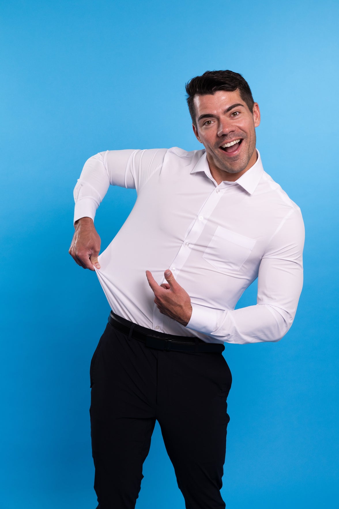 &Collar Range Long Sleeve Dress Shirt