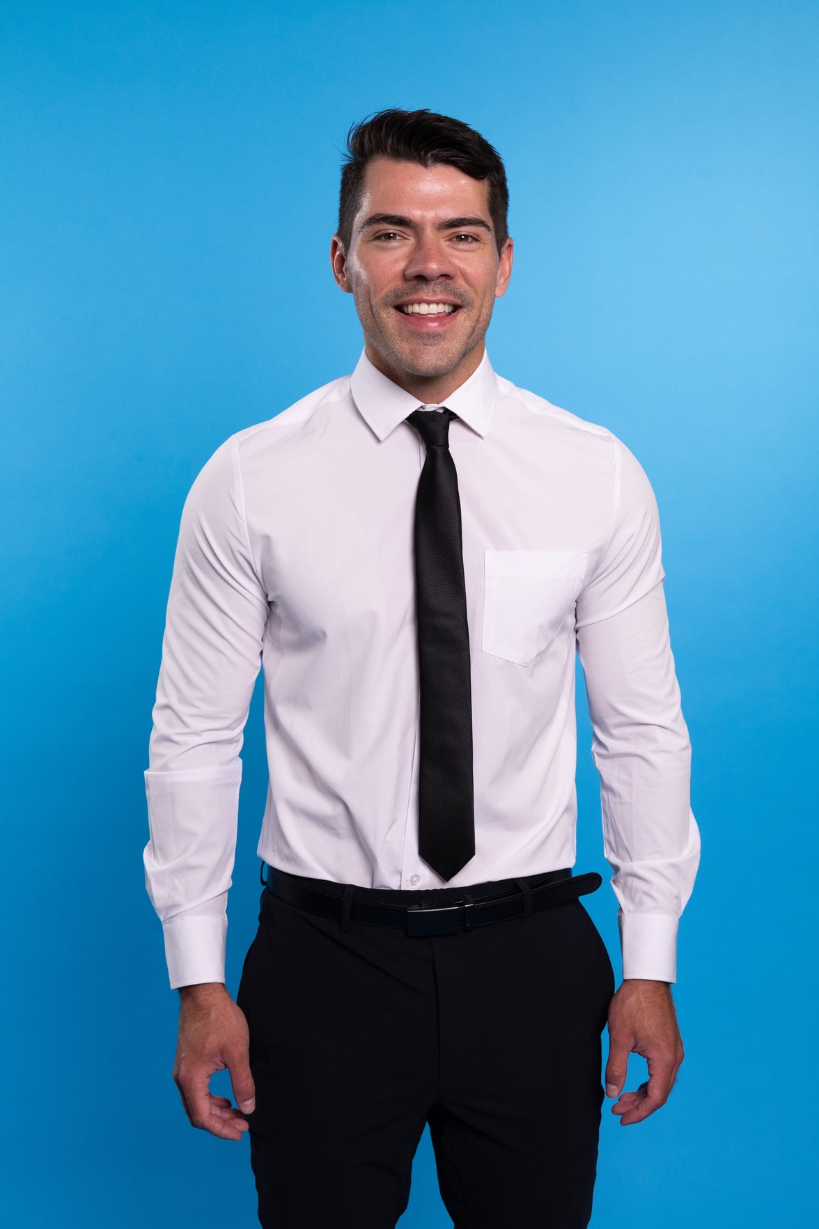 &Collar Range Long Sleeve Dress Shirt