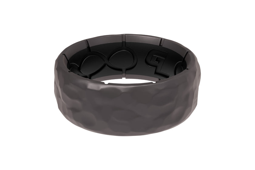 Zeus Hammered Gun Metal Ring