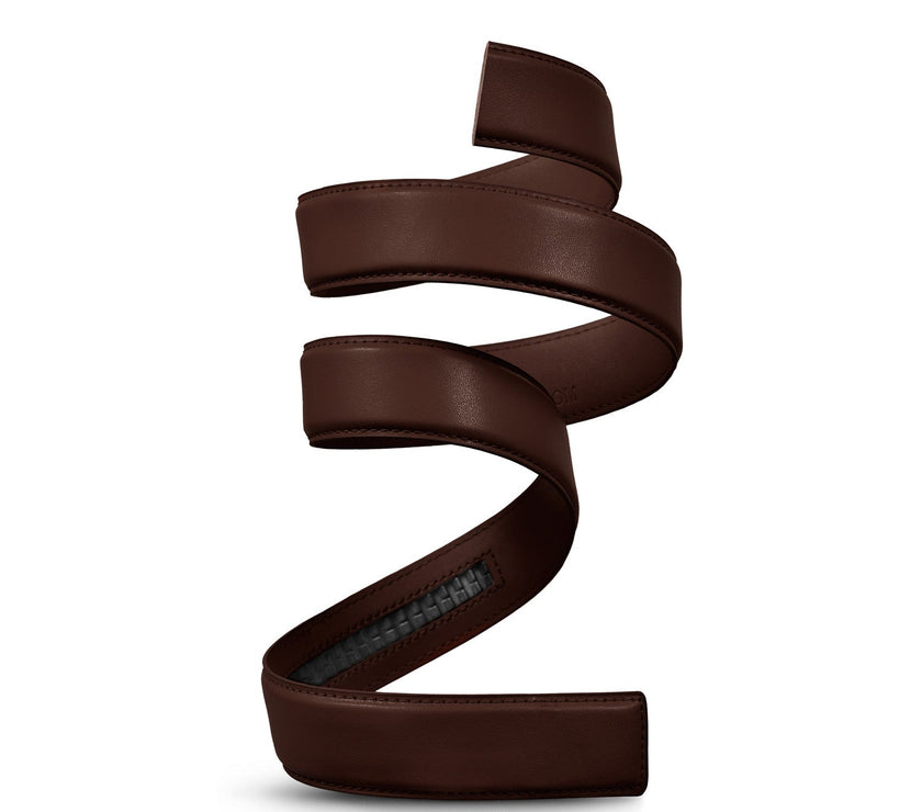 40mm Chocolate Leather