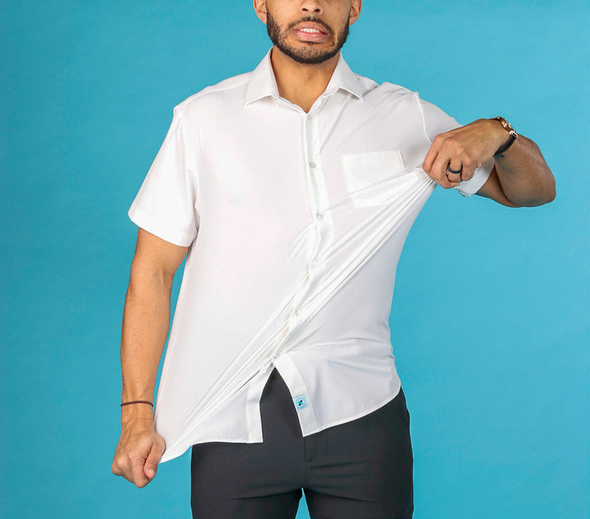 &Collar Range Short Sleeve Dress Shirt &Collar Range Short Sleeve Dress Shirt