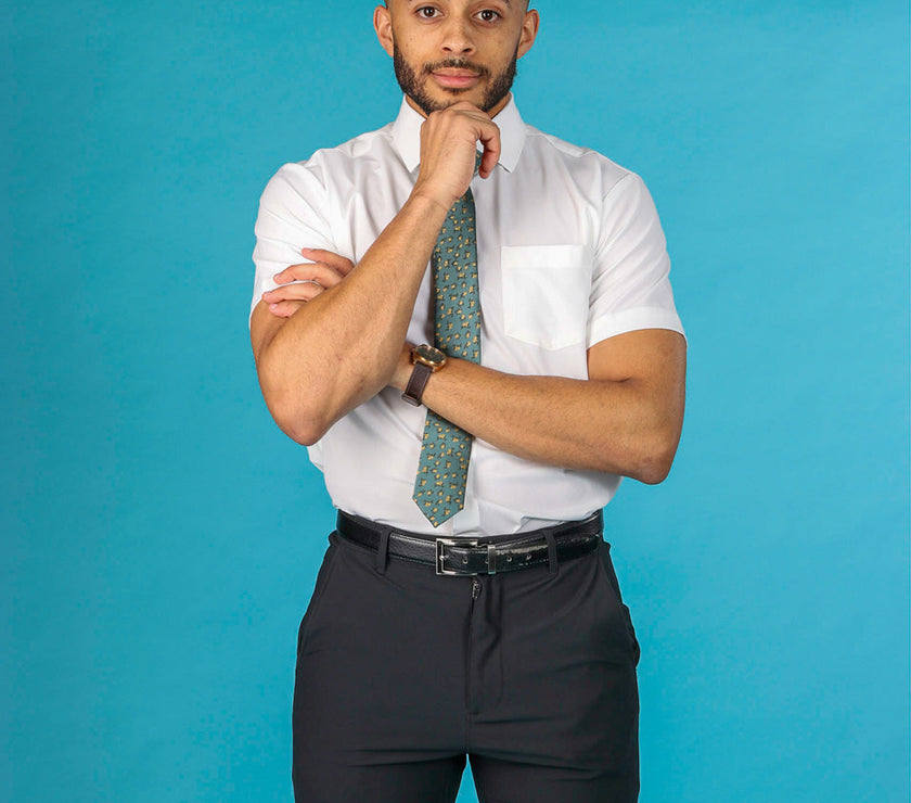 &Collar Range Shirt Short Sleeve- TALL &Collar Range Shirt Short Sleeve- TALL