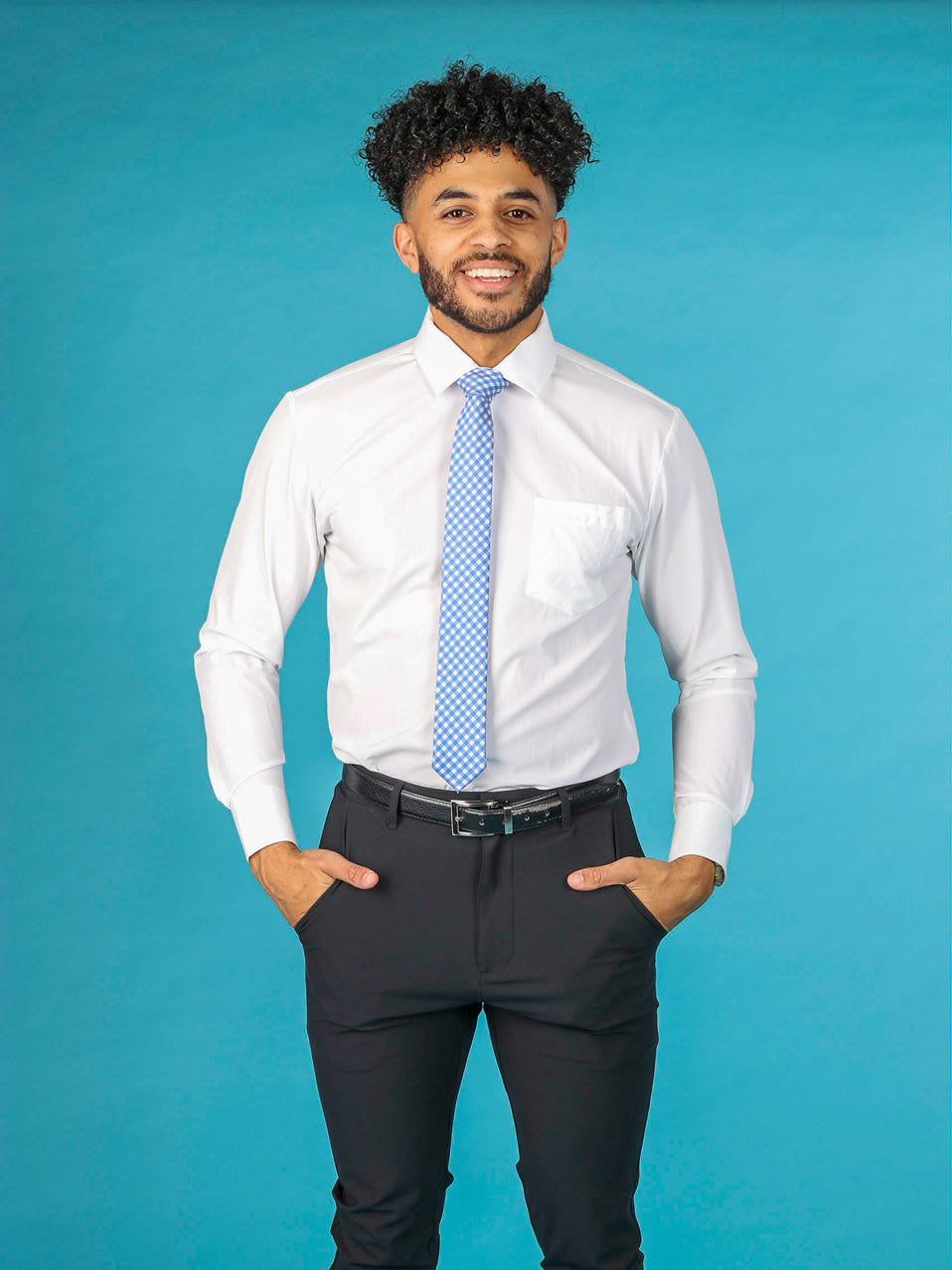 &Collar Range Long Sleeve Dress Shirt