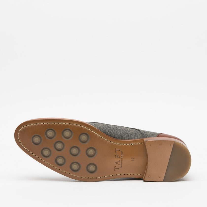The Jack Shoe in Grey/Brown